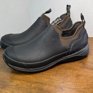 BOGS Men's Tillamock Bay Waterproof Soft Toe Slip-on Rubber Boot Shoes, sz 9